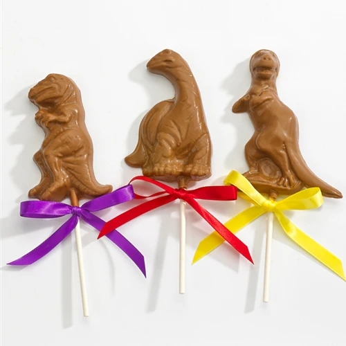Chocolate Dinosaur Pops