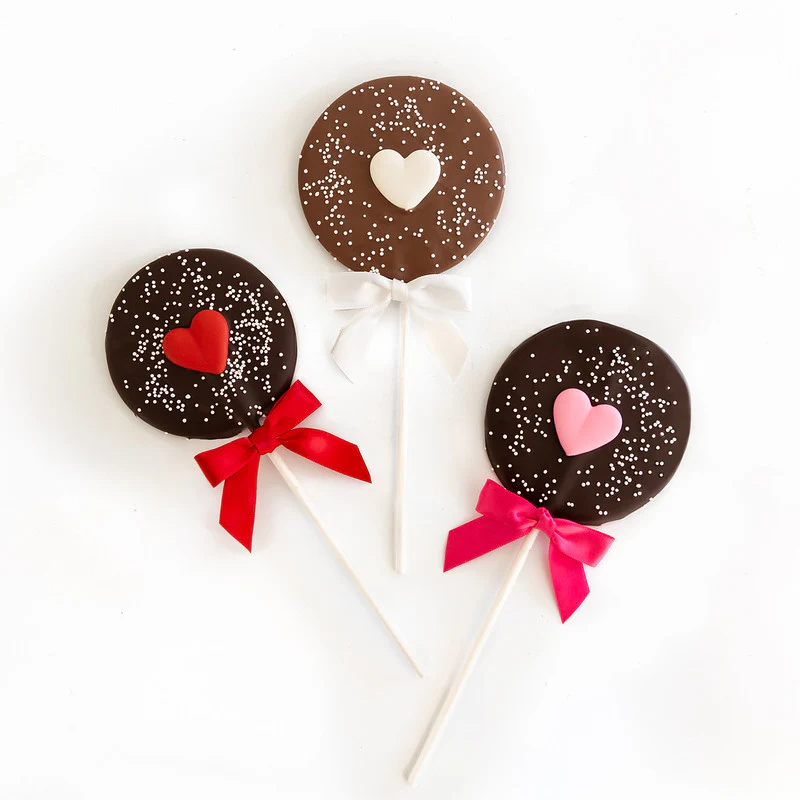 Valentine Caramel Pops